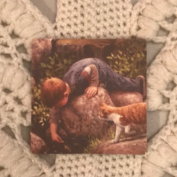 Vintage Country Scene Cardstock Coasters - Picture 3 of 6